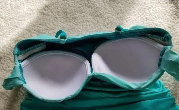 Bleu Rod Beattie Bleu by Rod Beattie Shirred Ombré One-Piece Swimsuit in Sea Dive Women's Size 6