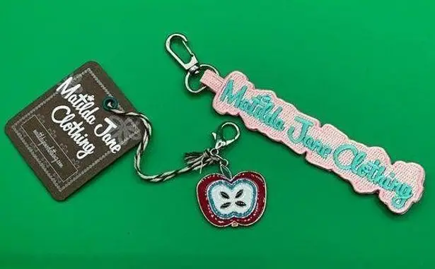 Matilda Jane New HTF Rare Pair Of Clothing Keychain Clips Keyring Clips Key Fob