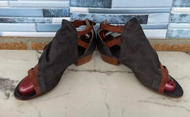 A.S.98 sandals size 39/8.5 Black