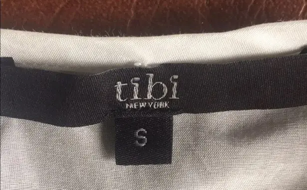 Tibi Cold Shoulder Embroidered Dress