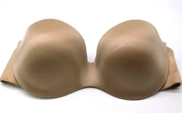 Maidenform  Push Up Bra Womens 34C Strapless Underwire Nude Beige DM9472