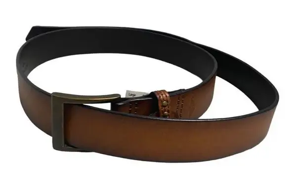 Dockers Women’s Brown Genuine Leather Belt Size Large 38-40 See Description - Image 1