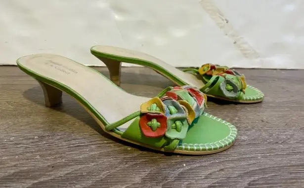 Joseph Vintage griffin LA collection leather flower heels