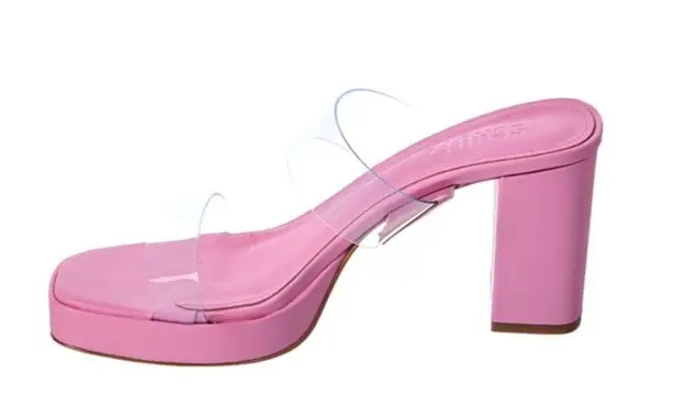 Schutz Revolve* Ariella Platform Sandals in Pink Rose, Size 8.5M New in Box