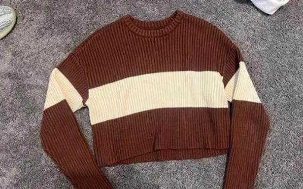 PacSun Cropped Ribbed Sweater