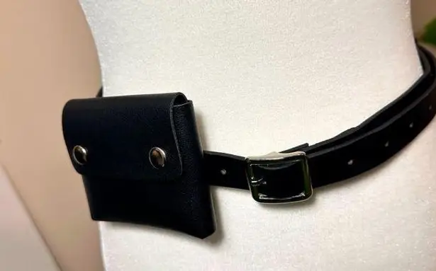 Mini Waist Bag Belt Medieval New Black
