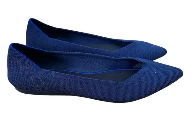 Rothy's Rothy’s Women’s Size 8 The Point Navy Flats - Dark Blue