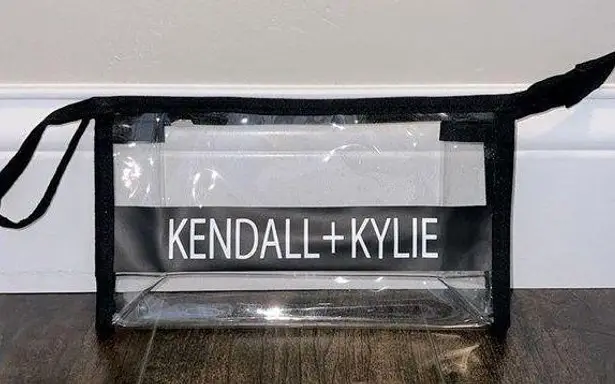 Kendall + Kylie NEW  Clear Makeup Bag