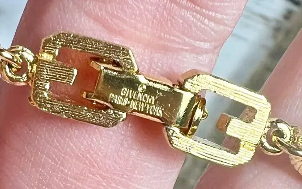 Givenchy Couture Gold & Amethyst Stone Necklace