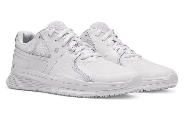 Shoes For Crews CONDOR WOMENS White Comfortable Durable Slip Resistant Metal Free Trainer S 5.5