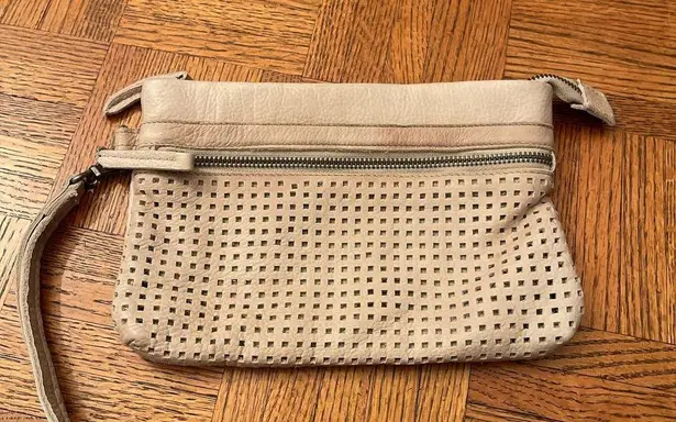 COWBOYS BAG LASER CUT LEATHER CLUTCH