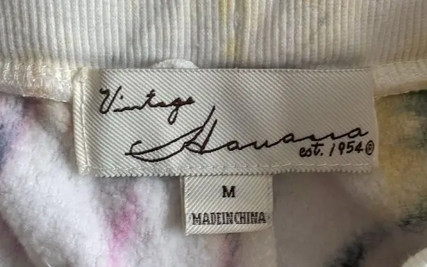 Vintage Havana Tie dye lounge shorts and hoodie set size medium