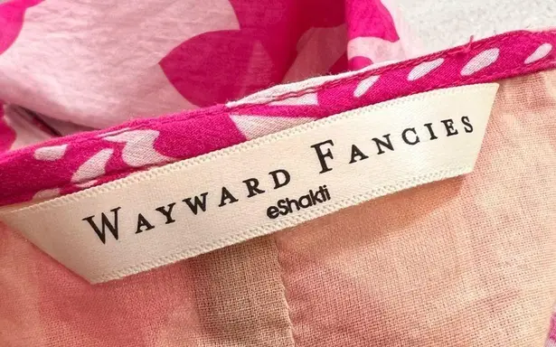 Eshakti WAYWARD FANCIES Floral Tile Print Cotton Voile Wrap Dress