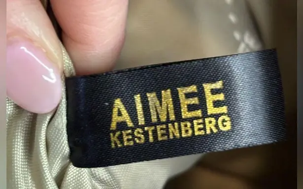 Aimee Kestenberg SOFT METALLIC GOLD PINCH QUILT CROSSBODY BAG PURSE