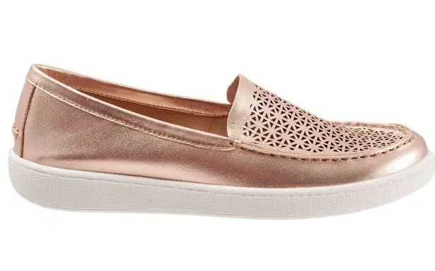 Audrey Trotters Rose Gold Slip-On Loafers