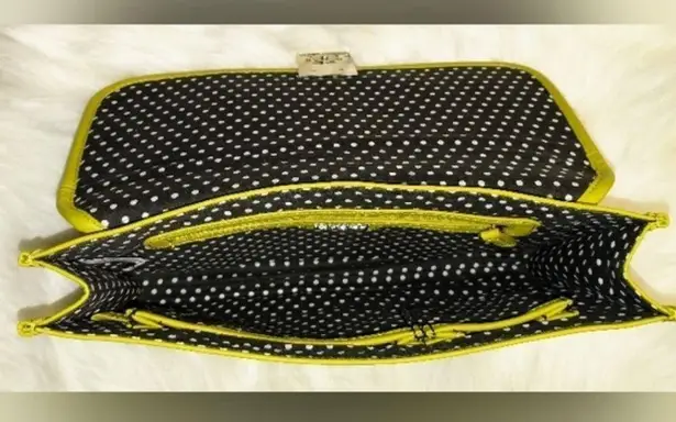 Lulu by Lulu Guinness Lime Green Envelope Style Clutch