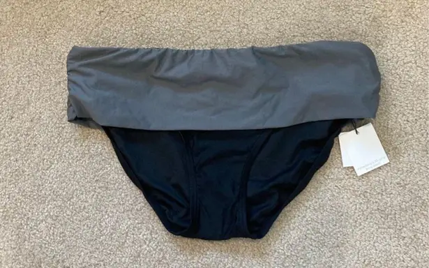 Calvin Klein New with tags  fold over grey and black bikini bottoms in size small