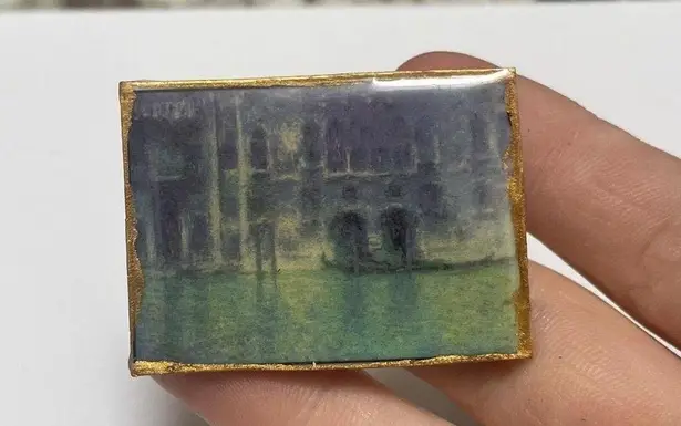 Monet Handmade Handcrafted Brooch Pin -  Palazzo Da Mula