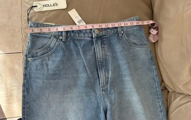 Rolla's Anthropologie Sailor High-Rise Crop Wide-Leg Jeans