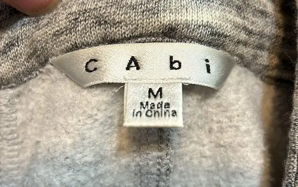 CAbi  Hourglass Sweatshirt Heathered Medium Gray Size Medium Style 596