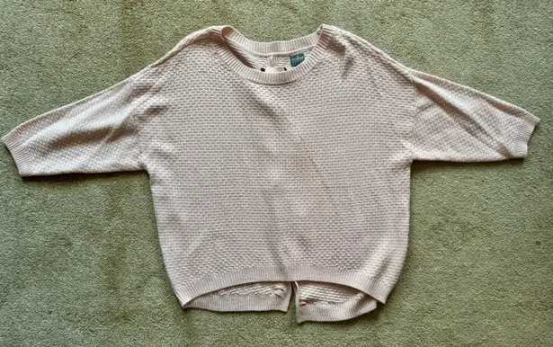 New York And Company Knit Pink Sweater Top Small