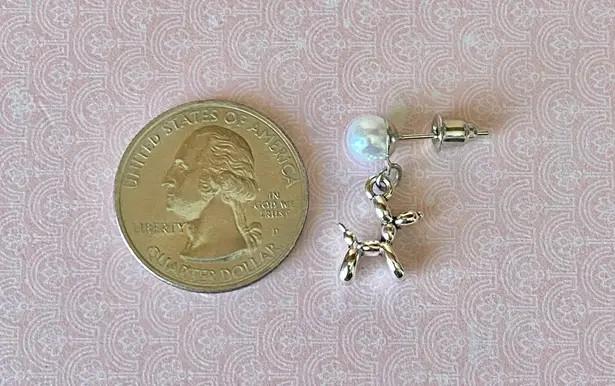 Handmade cute retro y2k ballon dog earrings 🐶🎈