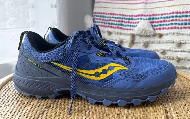 Saucony Excursion TR16 Pool Sulfur Trail Running Sneakers Women’s Size 11