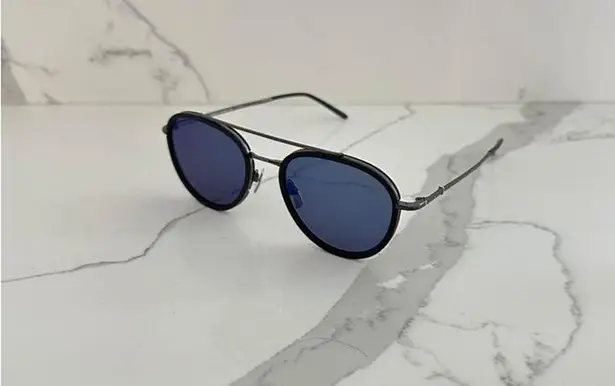 ROBERT MARC NYC Aviator sunglasses RMNYC 794 LG. NEW Blue