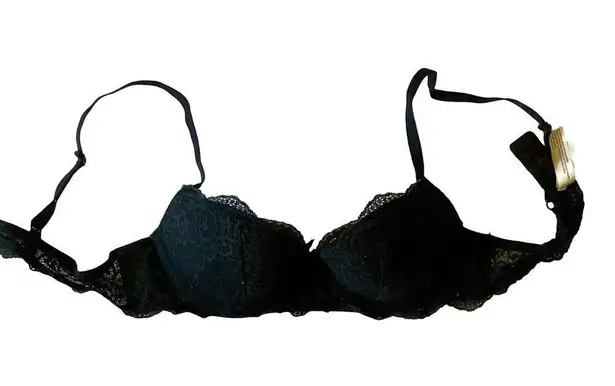 Gilligan & O’Malley Lace Push Up Bra Black Size undefined