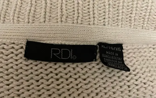 RDI Tan Knit Long Sleeve Sweater