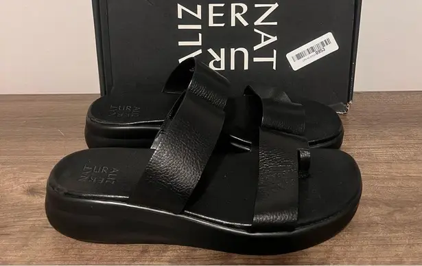 Naturalizer Drift 2 Women's Leather Sandal Size 11 Wide #250846