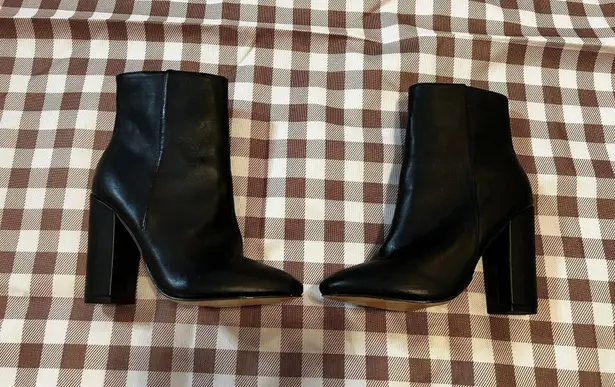 Black Heel Boots Size 5