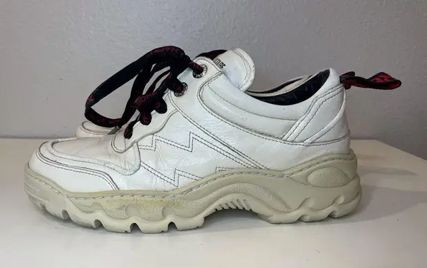 Zadig & Voltaire Women’s Blaze Stylish White Leather Sneakers Size 7.5 (38)