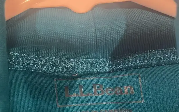 L.L.Bean  women’s  teal turtle neck size large .