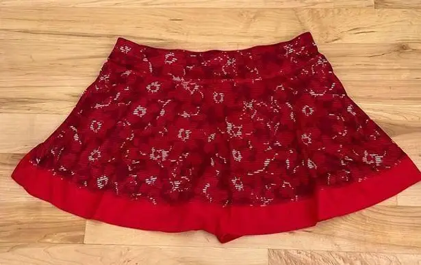 Grand Slam Red Stretch Athletic Skort