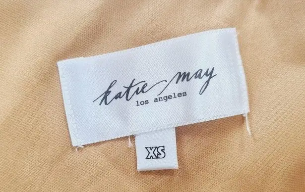 Katie May x REVOLVE A Cut Above Gown in Apricot XS