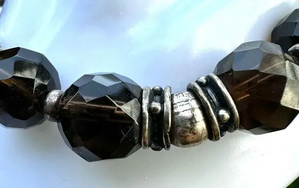 Silpada Vintage Smokey Quartz Sterling silver Bracelet