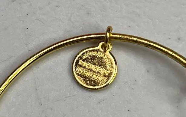 Disney Alex & Ani Mickey Mouse Santa Bangle Bracelet Holiday Charm Green