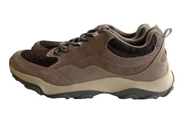 Earth Origins TIerney Thistle Suede Mesh Trail Sneakers Womens Size 7.5 US Brown