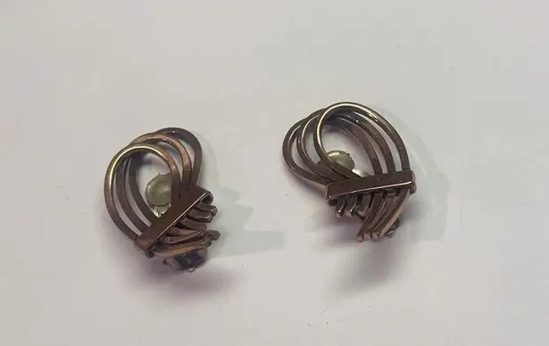 Vintage Costume Earrings Clip On Clip