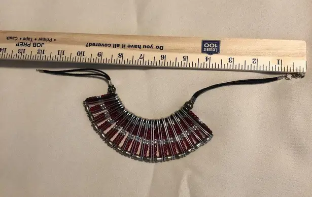 Vtg Beaded Choker/Necklace 15"+3" Women Stylish Classic Christmas