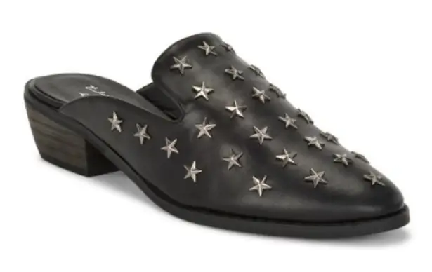 Vintage Havana Black Audra Mule Studded Shoes