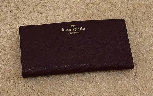 Kate Spade  Dark Plum Card Holder