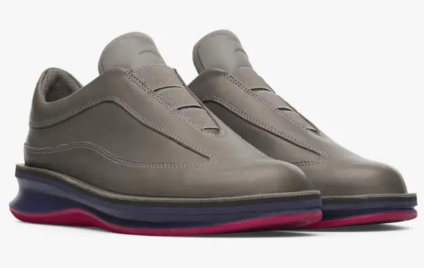 Camper Women's Rolling Sneaker SIZE 7 preowned great condition gray in color