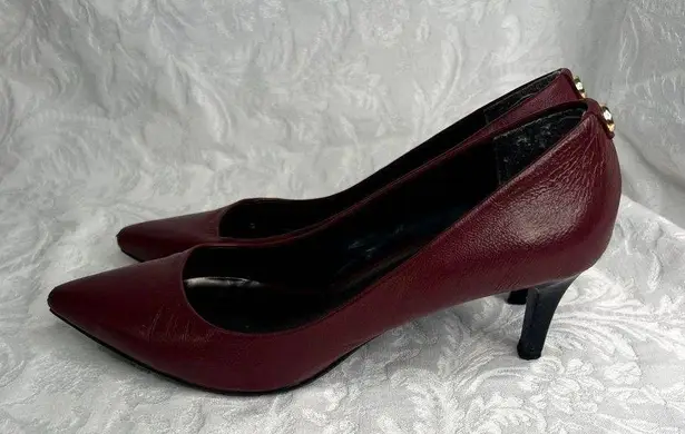 Monet  High Heel Pumps Jane Burgundy/Maroon Size 10