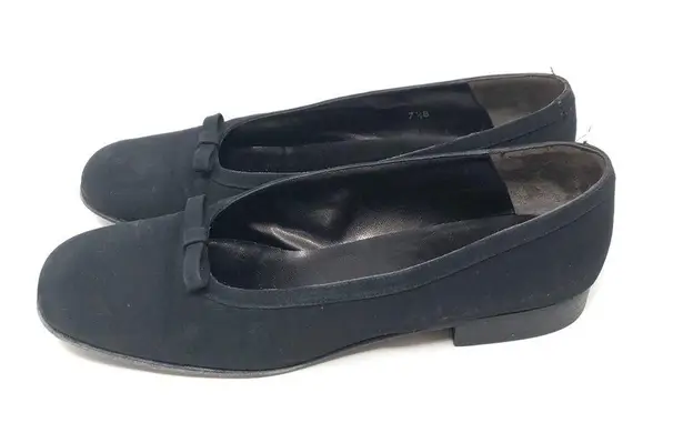 HYPE black fabric ballerina flats Size 7.5