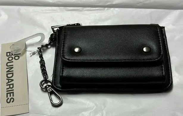 NWT PU leather Black Wallet