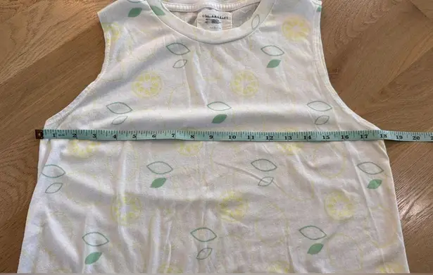 Sol Angeles lemonada tank with lemon print size medium