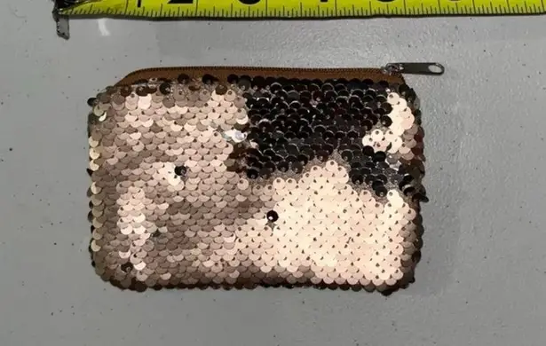 None Reversible Sequins Coin Purse / Wallet / Card Holder