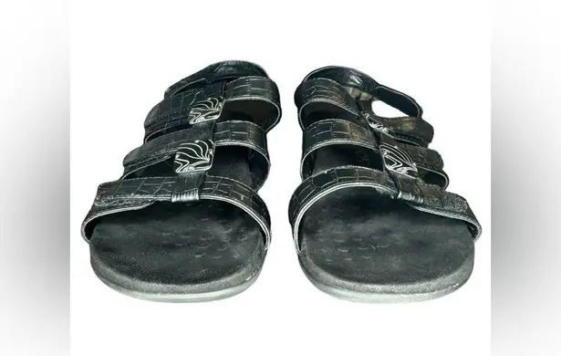 Vionic Amber Sandal Size 6 Black Crocodile